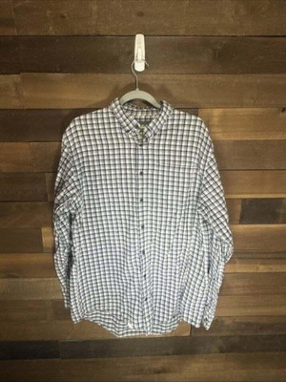 Cabela’s Men’s Button Up Shirt Plaid Long Sleeve Size L